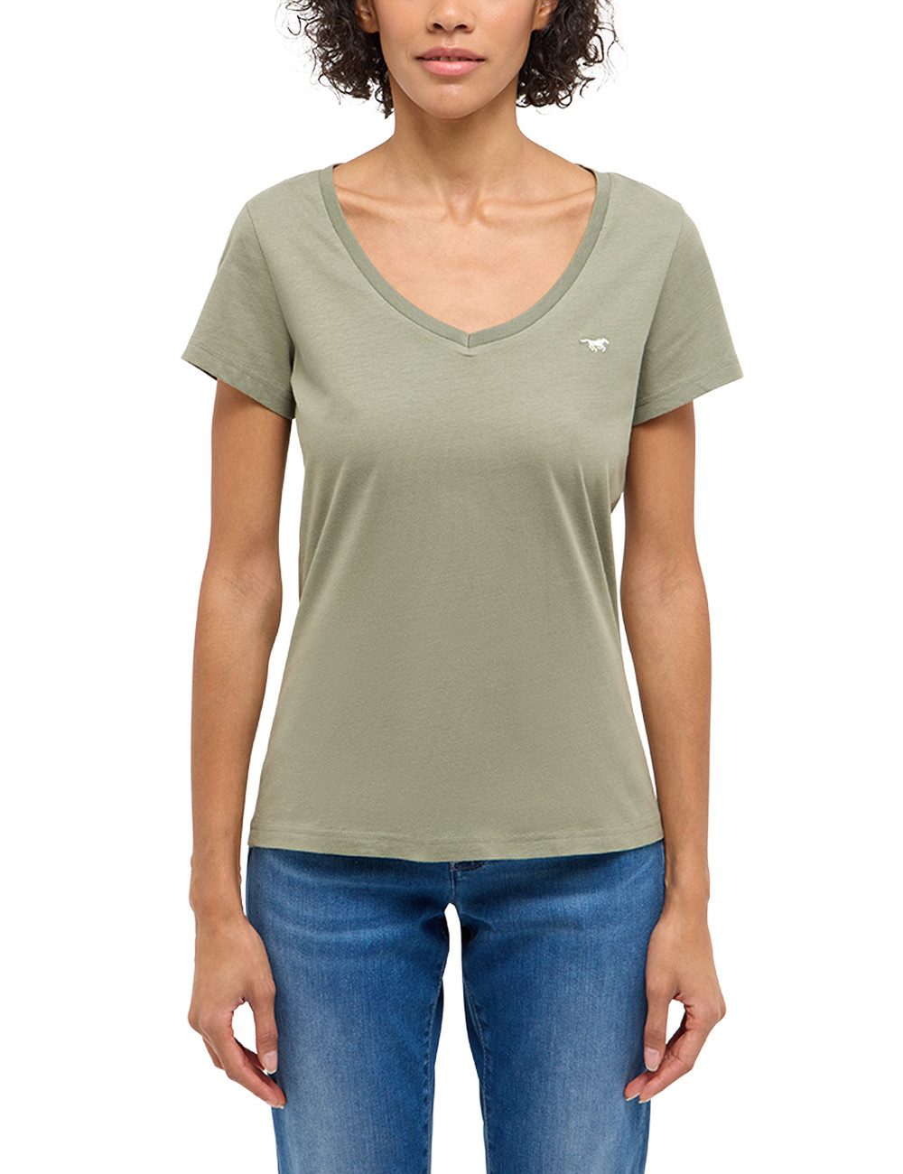 MUSTANG Kurzarmshirt Damen Style Beverly