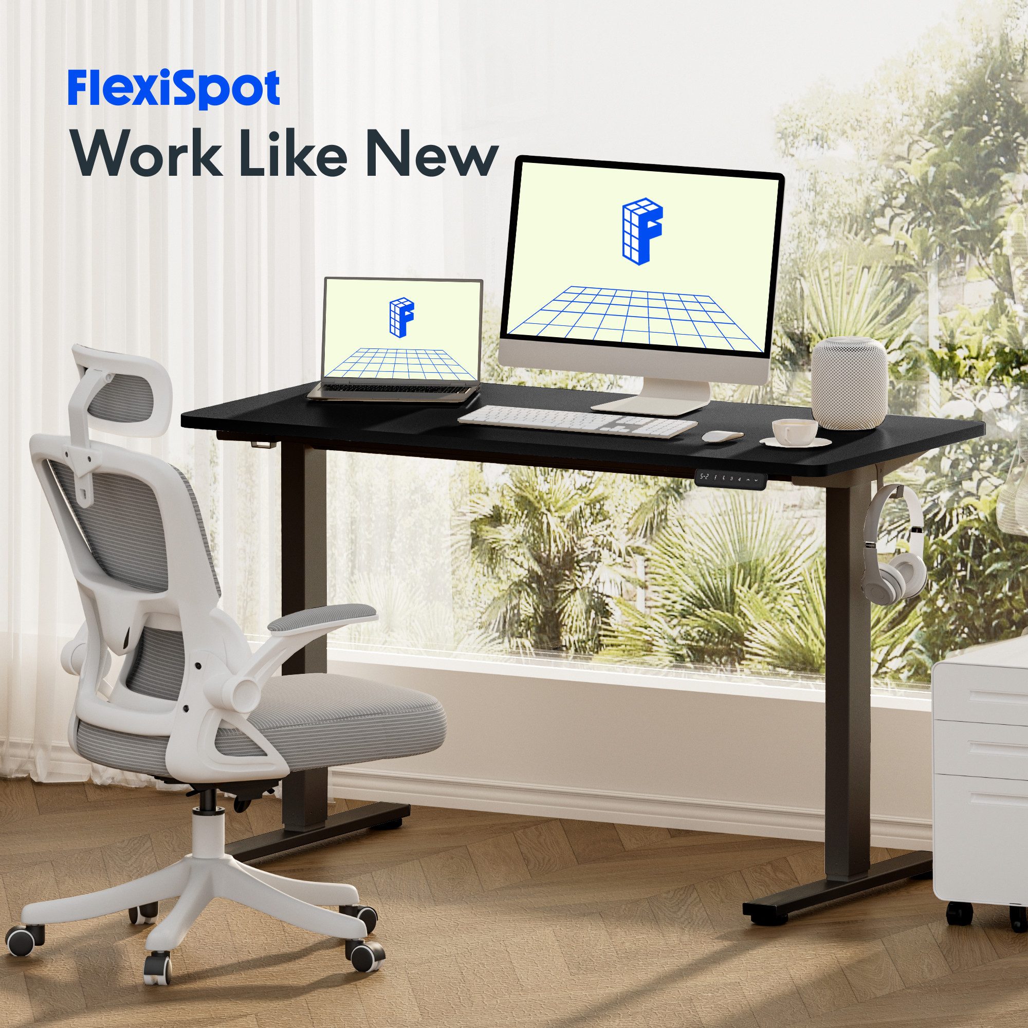 FLEXISPOT Schreibtisch Basic Plus Elektrisch höhenverstellbarer günstig online kaufen