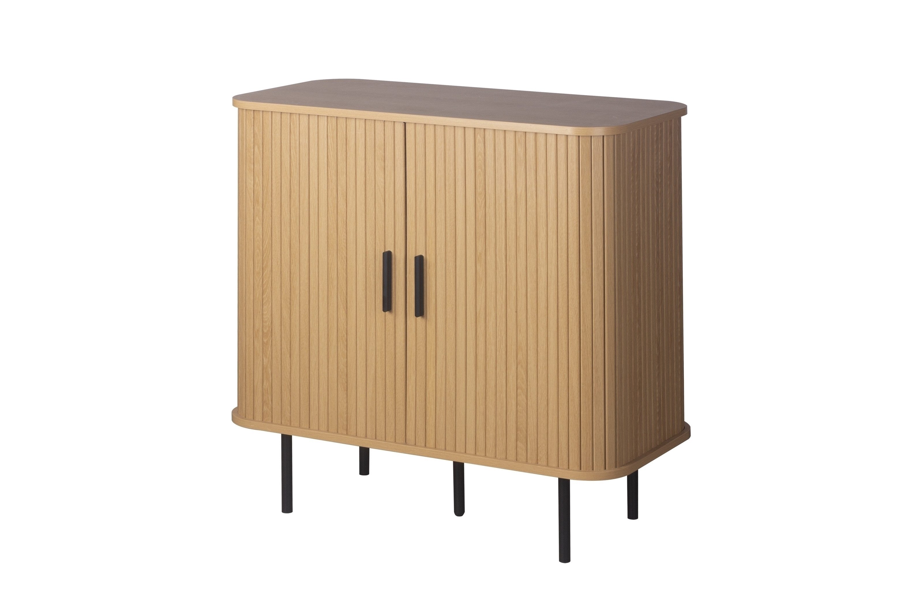 PREISBRECHER Kommode Kajsa, in Dekor Eiche, Holzwerkstoff - 80x80x40cm (BxHxT)