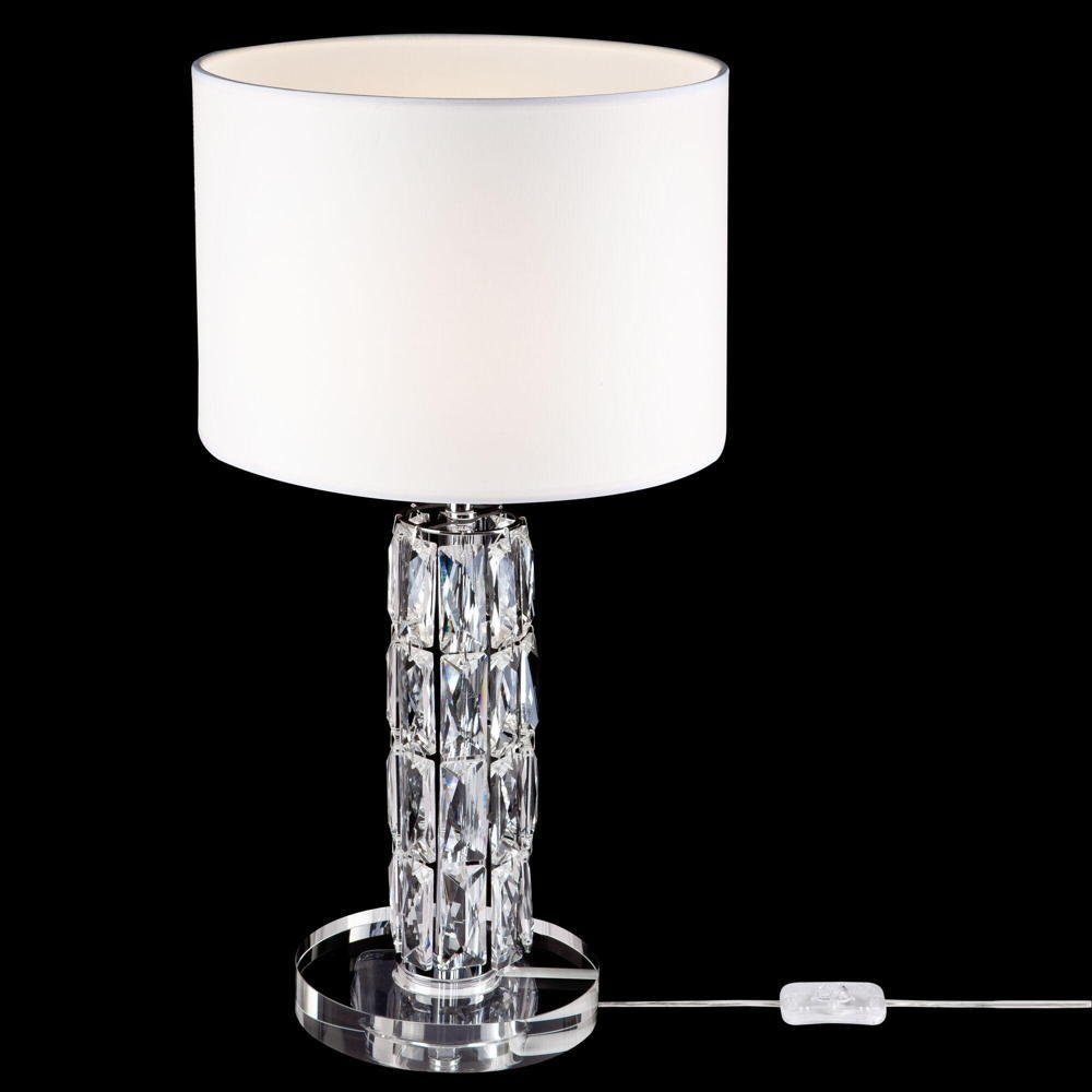 click-licht Tischleuchte Tischleuchte Talento Leuchtmittel enthalten: keine Tischleuchte, Chrom in Nein, Angabe, Nachttischlampe, Tischlampe E27, warmweiss