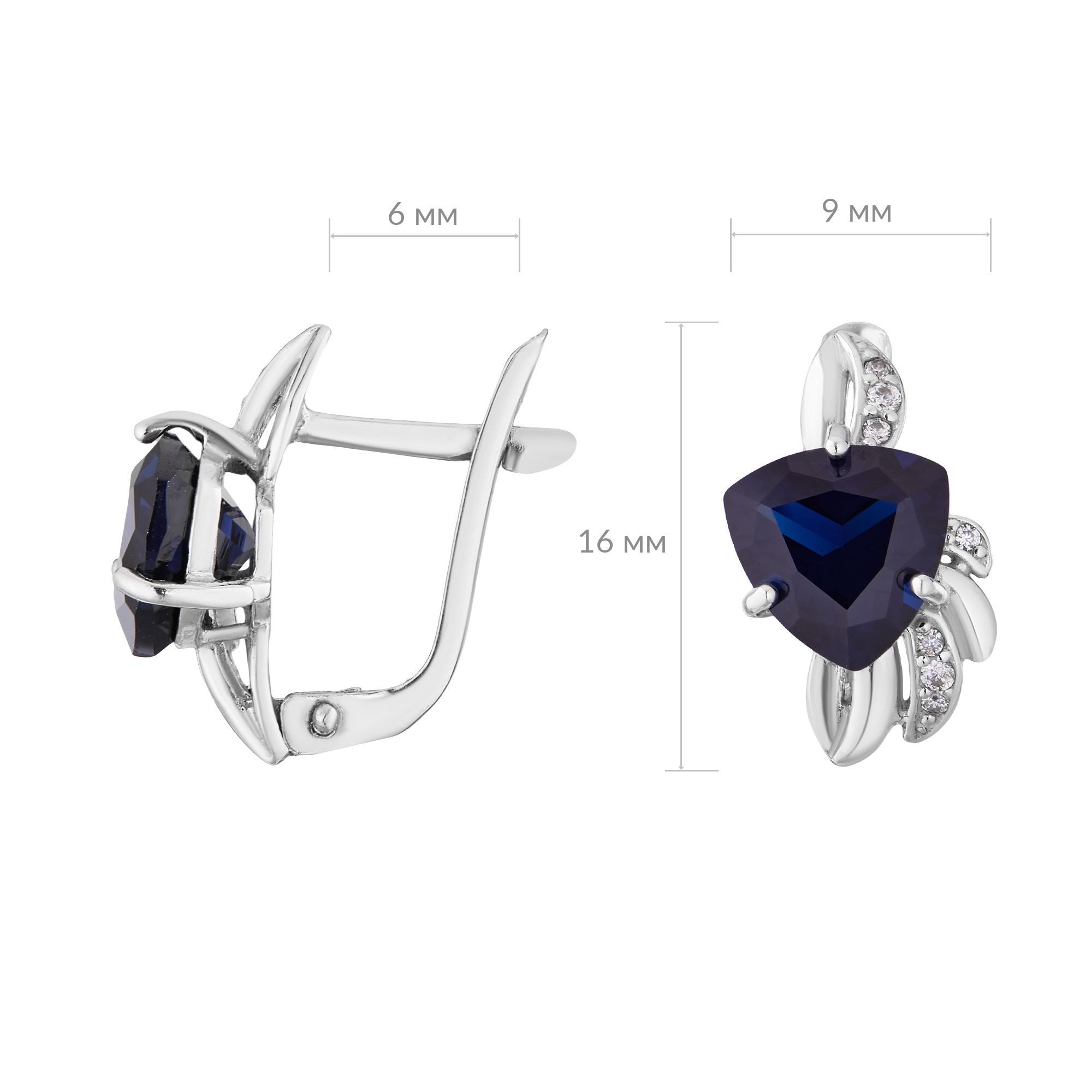 Secretforyou Creolen-Set Ohrringe Kreolen 925 Silber Saphir Zirkonia Steine günstig online kaufen