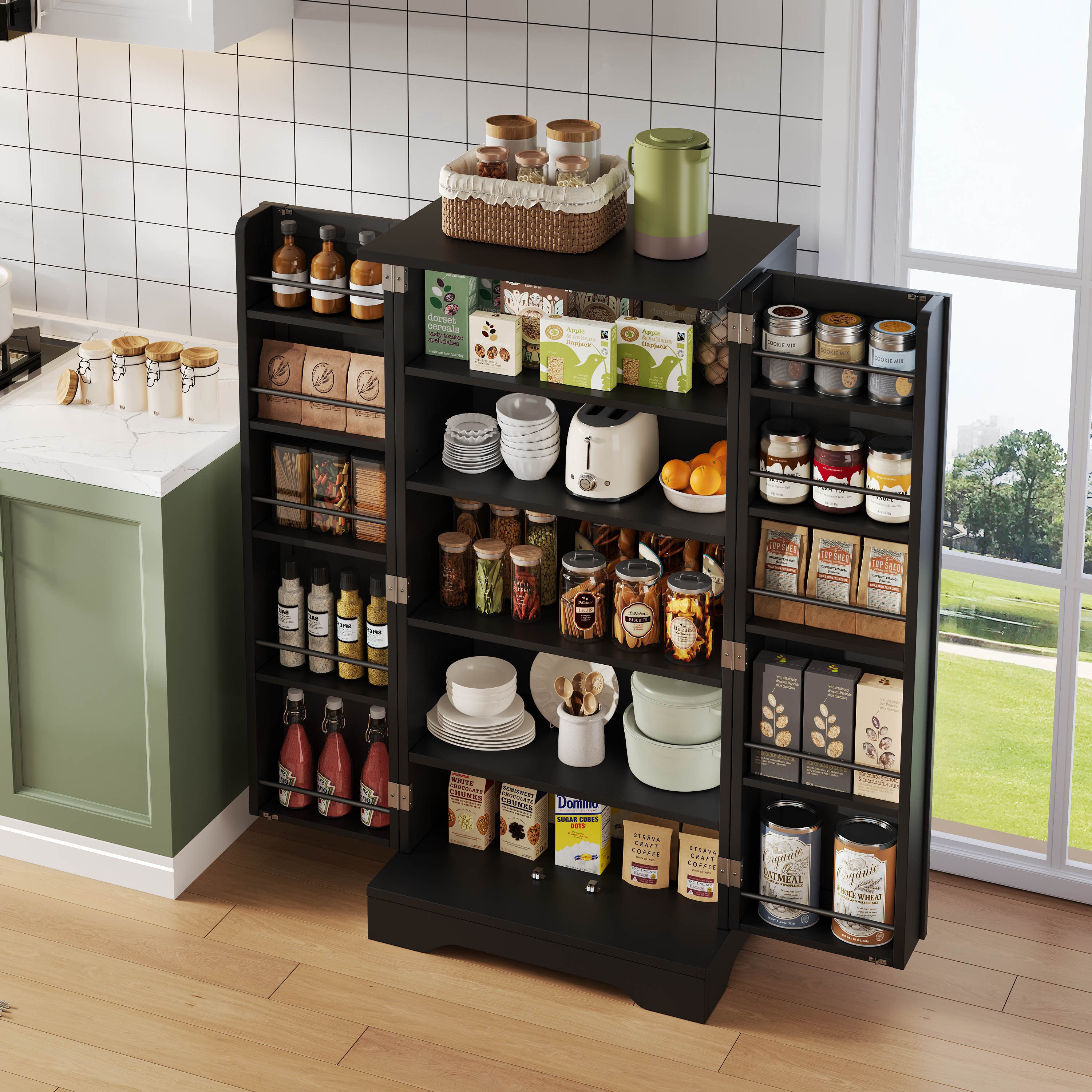 MODFU Sideboard Moderner Buffetschrank,mit Türen (mit günstig online kaufen