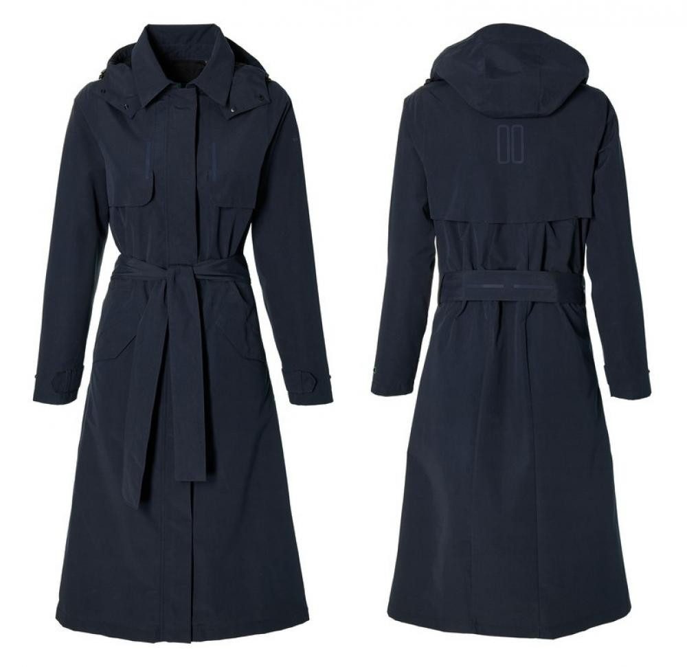 Basil Regenponcho Basil Fahrrad Regentrenchcoat Mosse Damen night blue Größe L