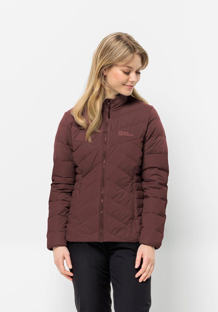 Wolfskin JKT W dark-maroon TUNDRA Jack DOWN Daunenjacke