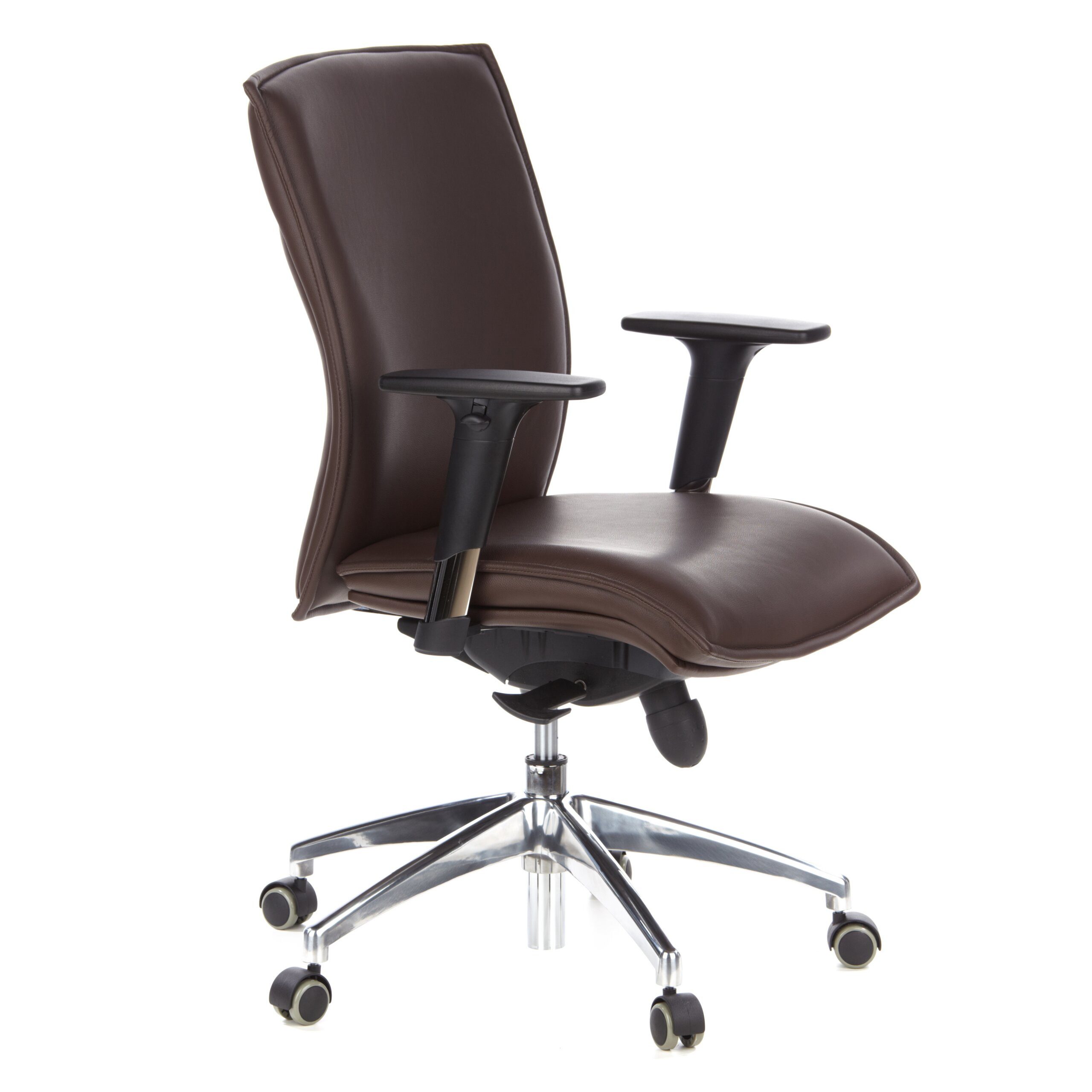 hjh OFFICE Drehstuhl Luxus Chefsessel Murano 10 Leder (1 St), Profi Bürostuhl Schreibtischstuhl ergonomisch