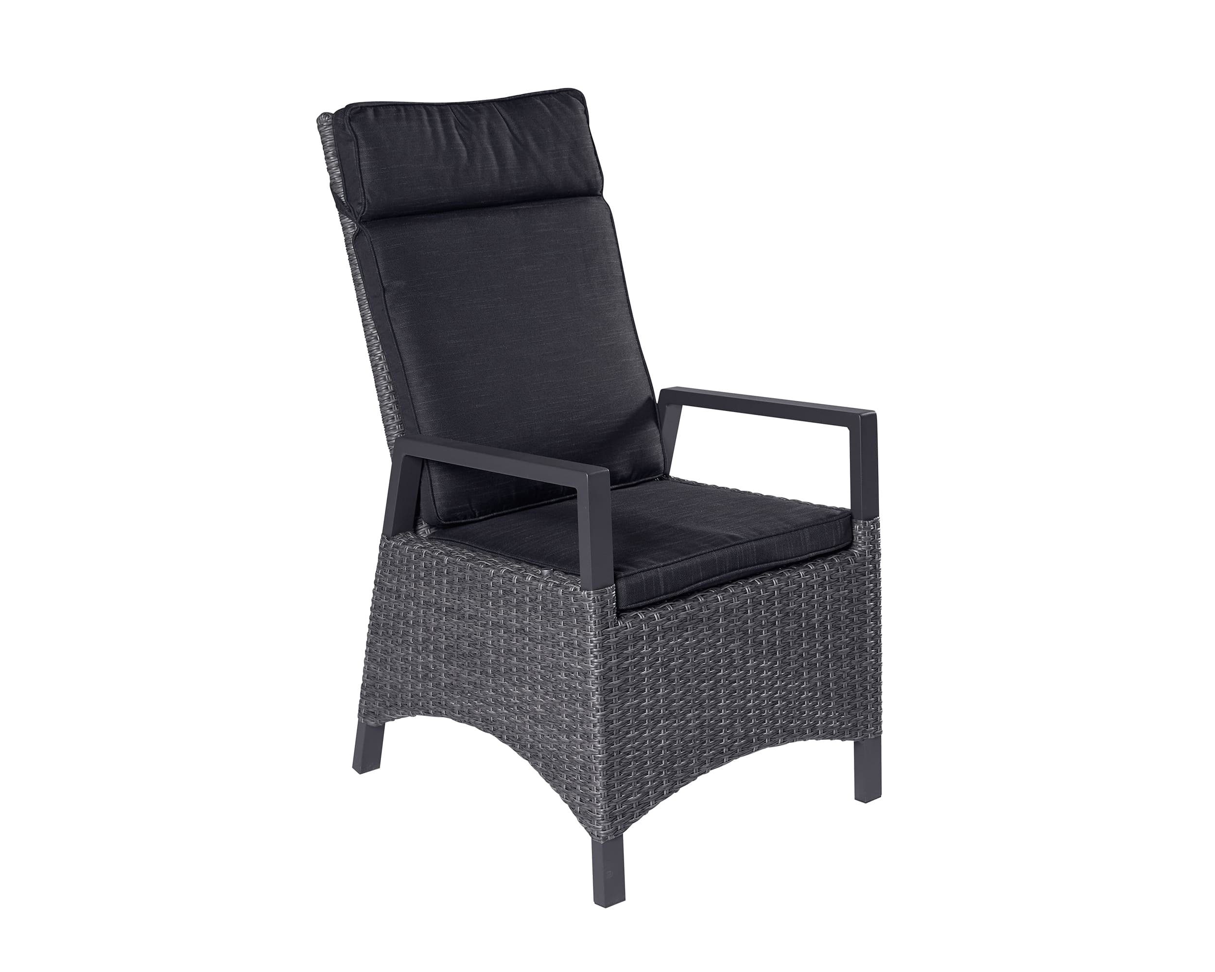 LC Garden Gartenstuhl Keramo Dining Positionsstuhl Verstellsessel grau