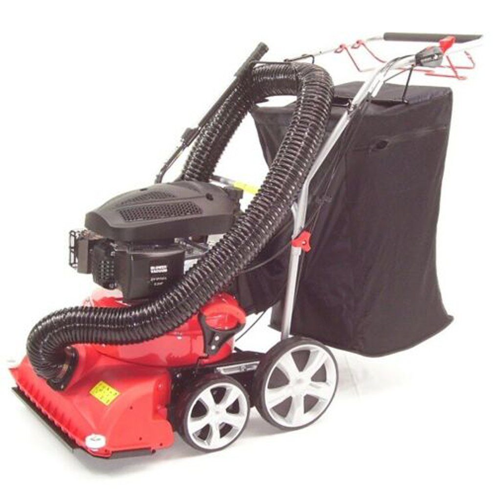 Apex Benzin-Laubsauger 4in1 Laubsauger Laubbläser Kehrmaschine Radantrieb Laubhäcksler