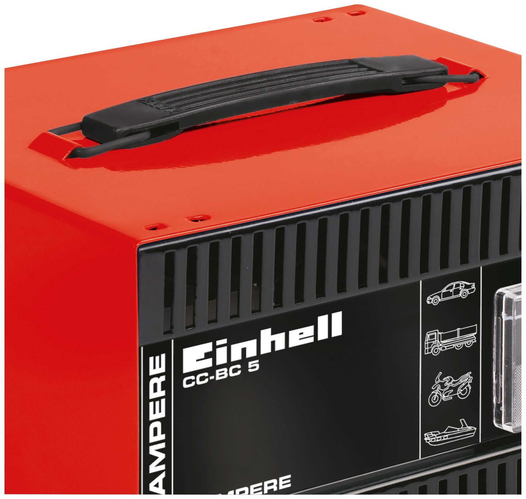 Einhell CC-BC 5 Autobatterie-Ladegerät (5000 mA, 5 A Ladestrom)