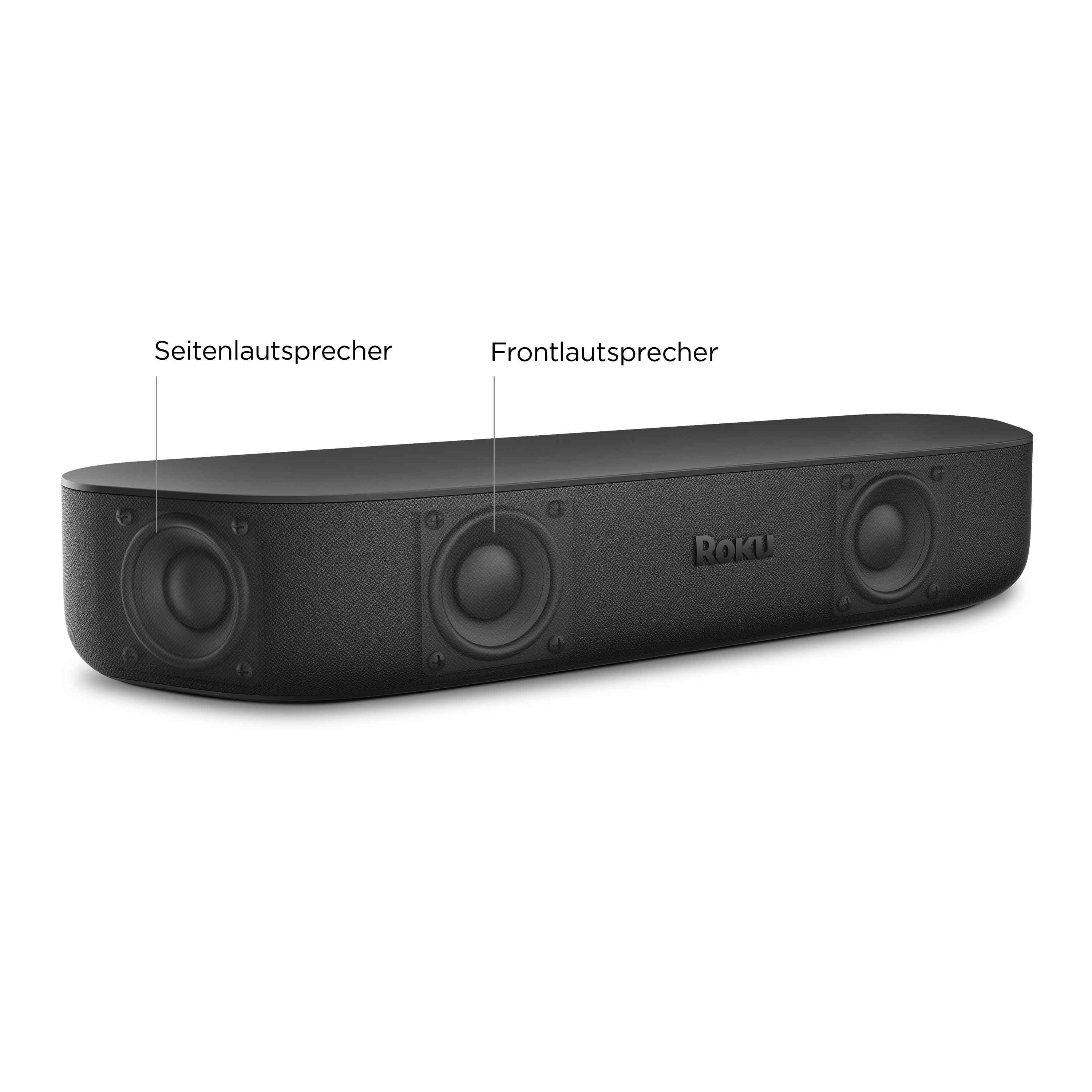 Media in HD/4K/HDR und Soundbar (Bluetooth, Streambar™ Soundbar ROKU einem 32 W, Streaming Gerät) Player