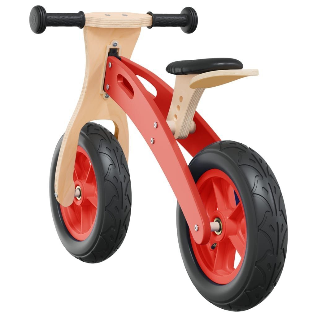 für Kinder Luftreifen Tretfahrzeug vidaXL mit Laufrad Rot