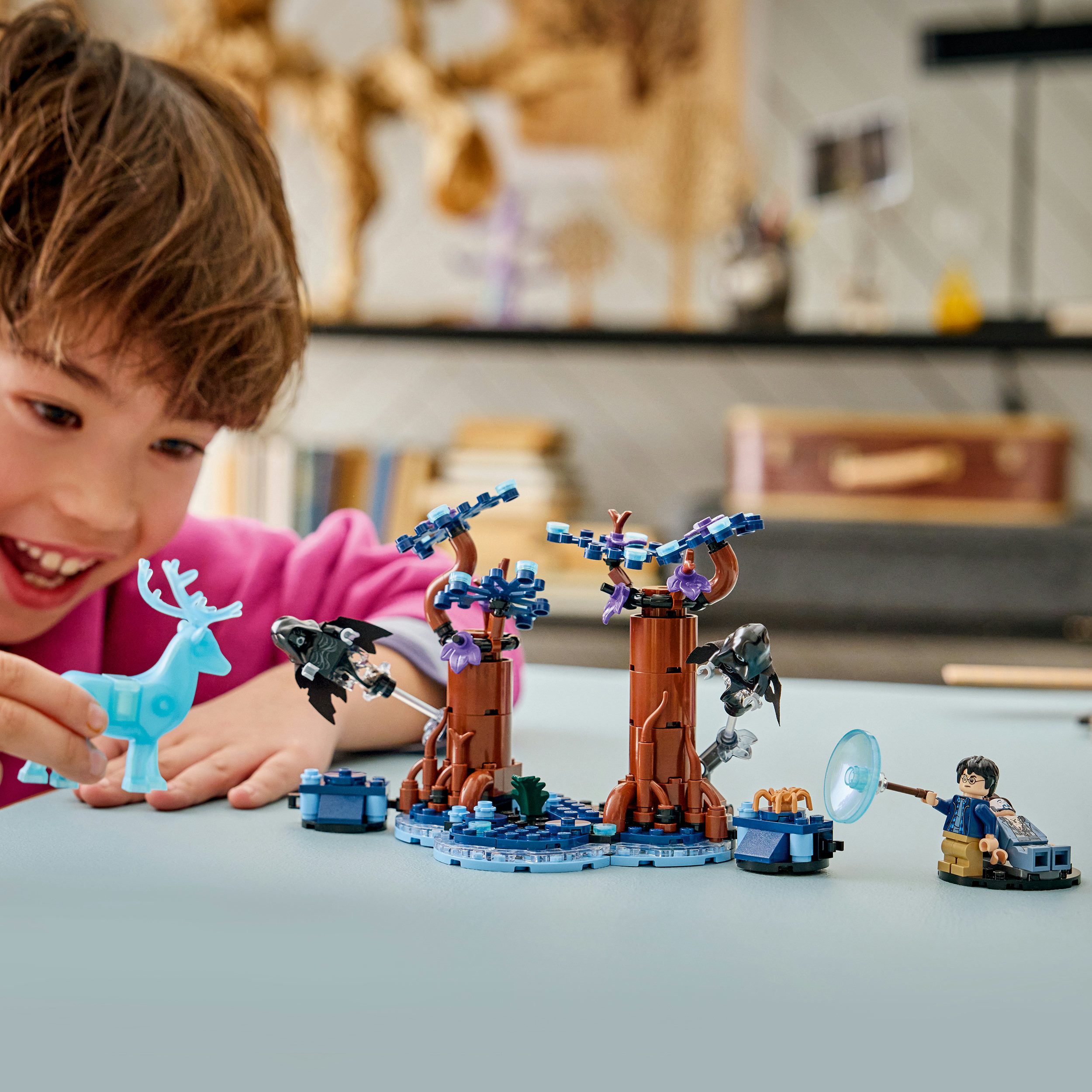 LEGO® Verbotener Wald: Expecto Patronum (76475), LEGO Harry Potter™ Konstruktionsspielsteine, (244 St), Made in Europe – Bild 2 von 5