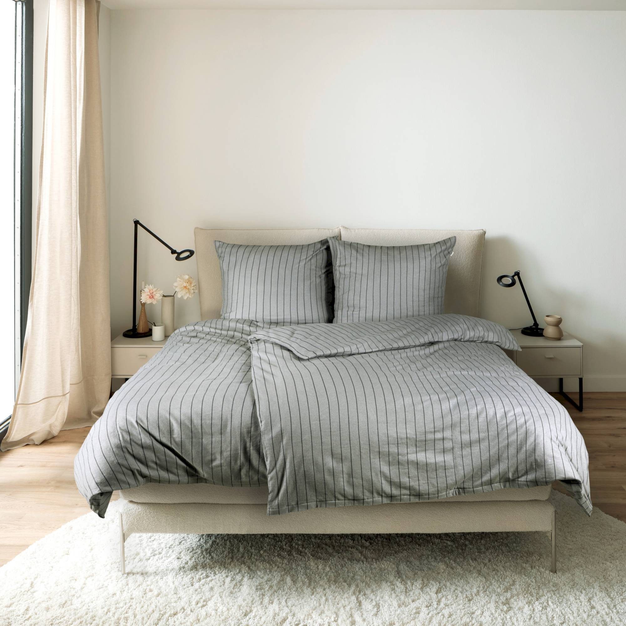 SCHÖNER WOHNEN-Kollektion Bettwäsche SOFT STRIPE Winter Bettwäsche, Baumwol günstig online kaufen