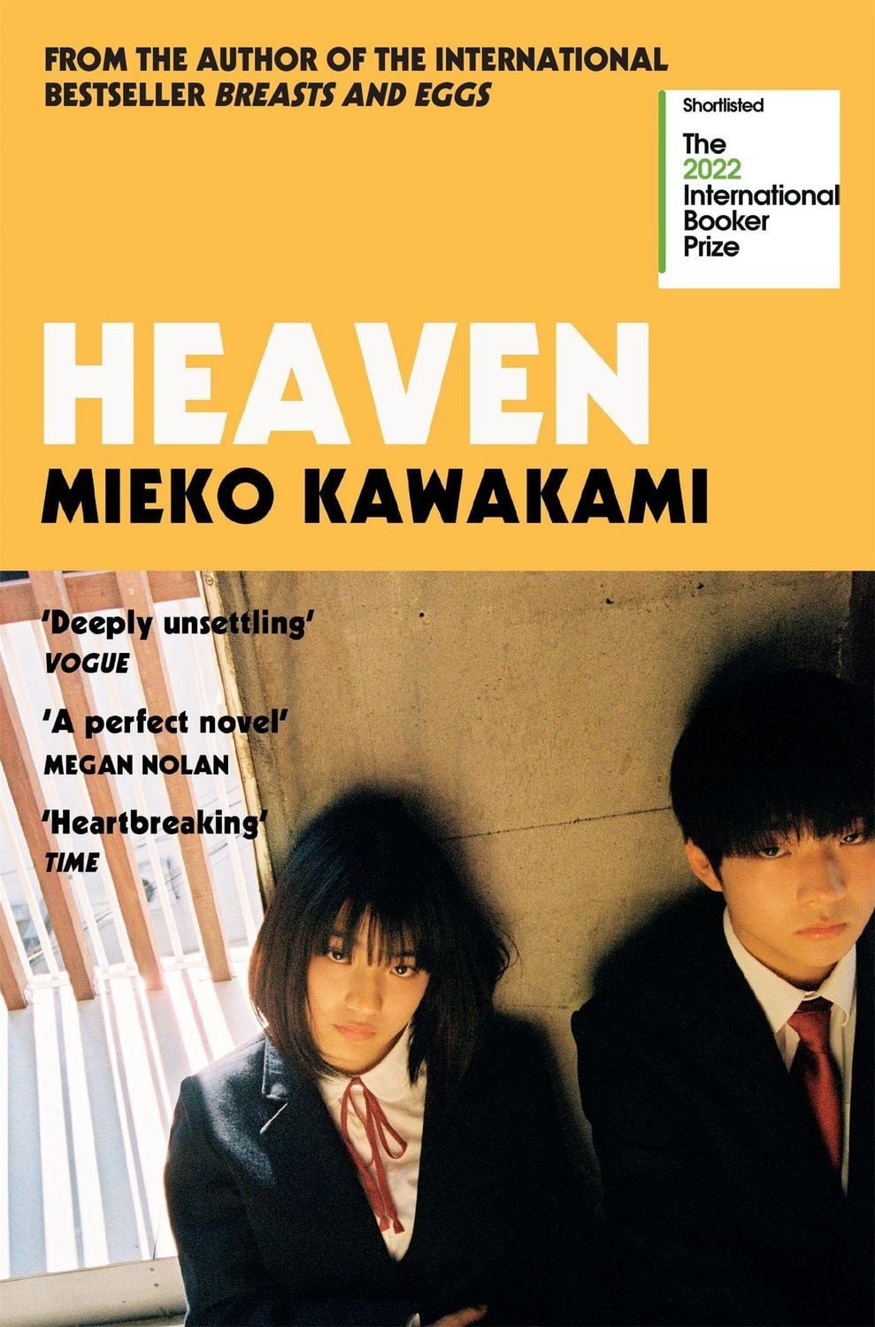 Heaven / Mieko Kawakami, Shortlisted for the International Booker Prize, Booker Prize