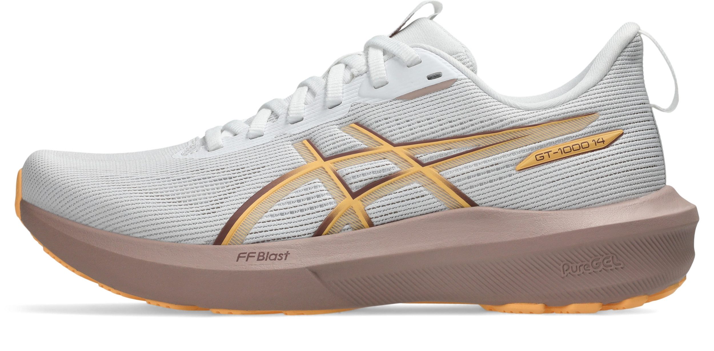 ASICS Asics GT-1000 14 WHITE/RUBBLE RED Laufschuh