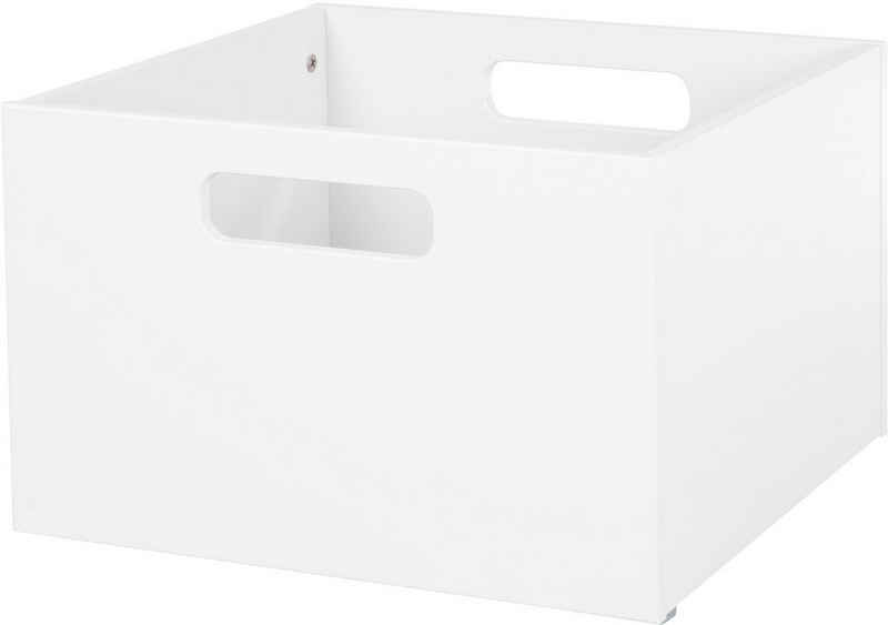 roba® Aufbewahrungsbox weiß, aus Holz; Organizer für Spielzeug
