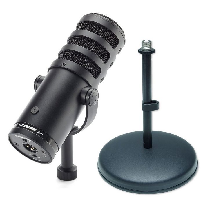 Samson Mikrofon Samson Q9U USB XLR Mikrofon mit Tisch-Stativ