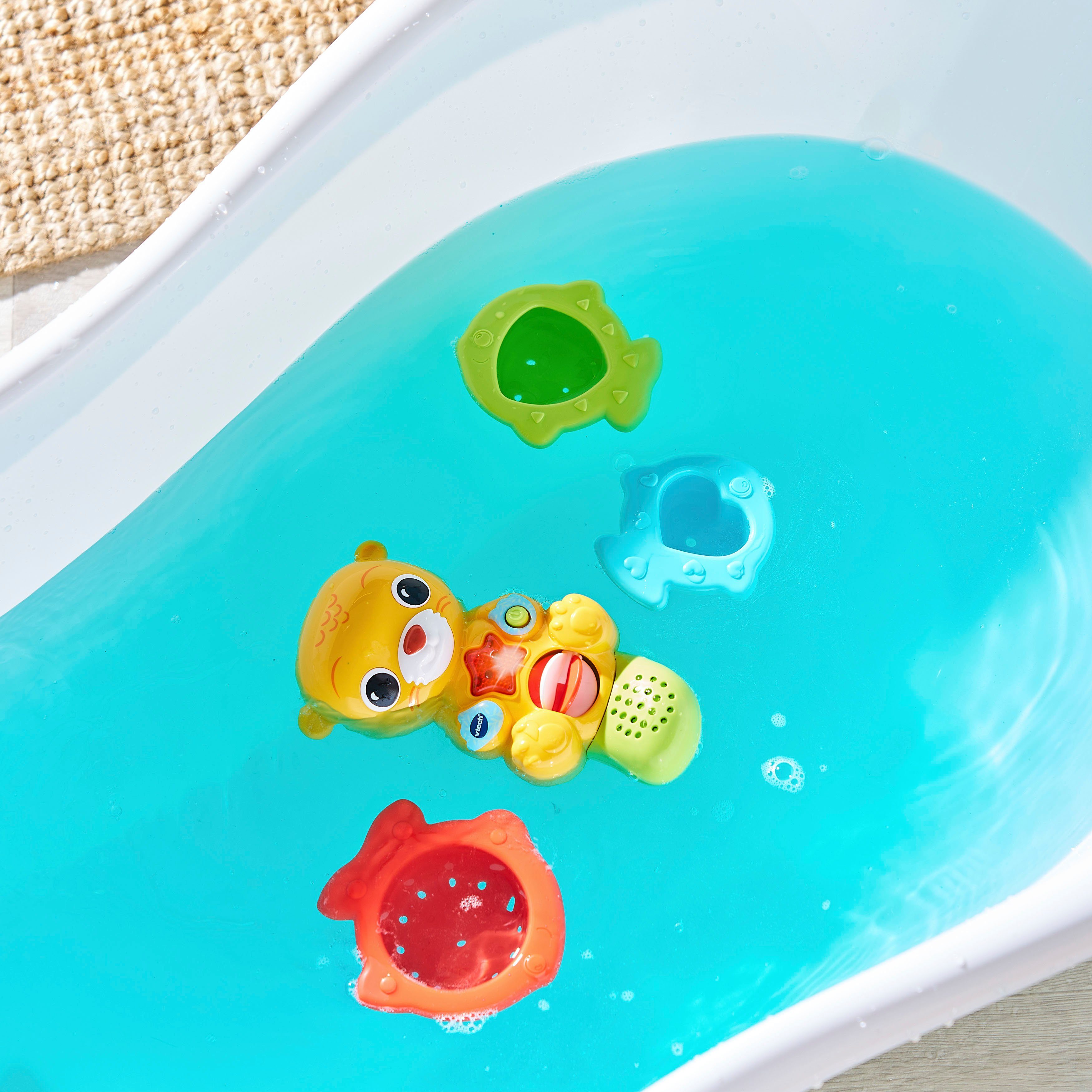Vtech® Baby, Vtech Licht Badespielzeug Badespaß Otter, mit Sound und
