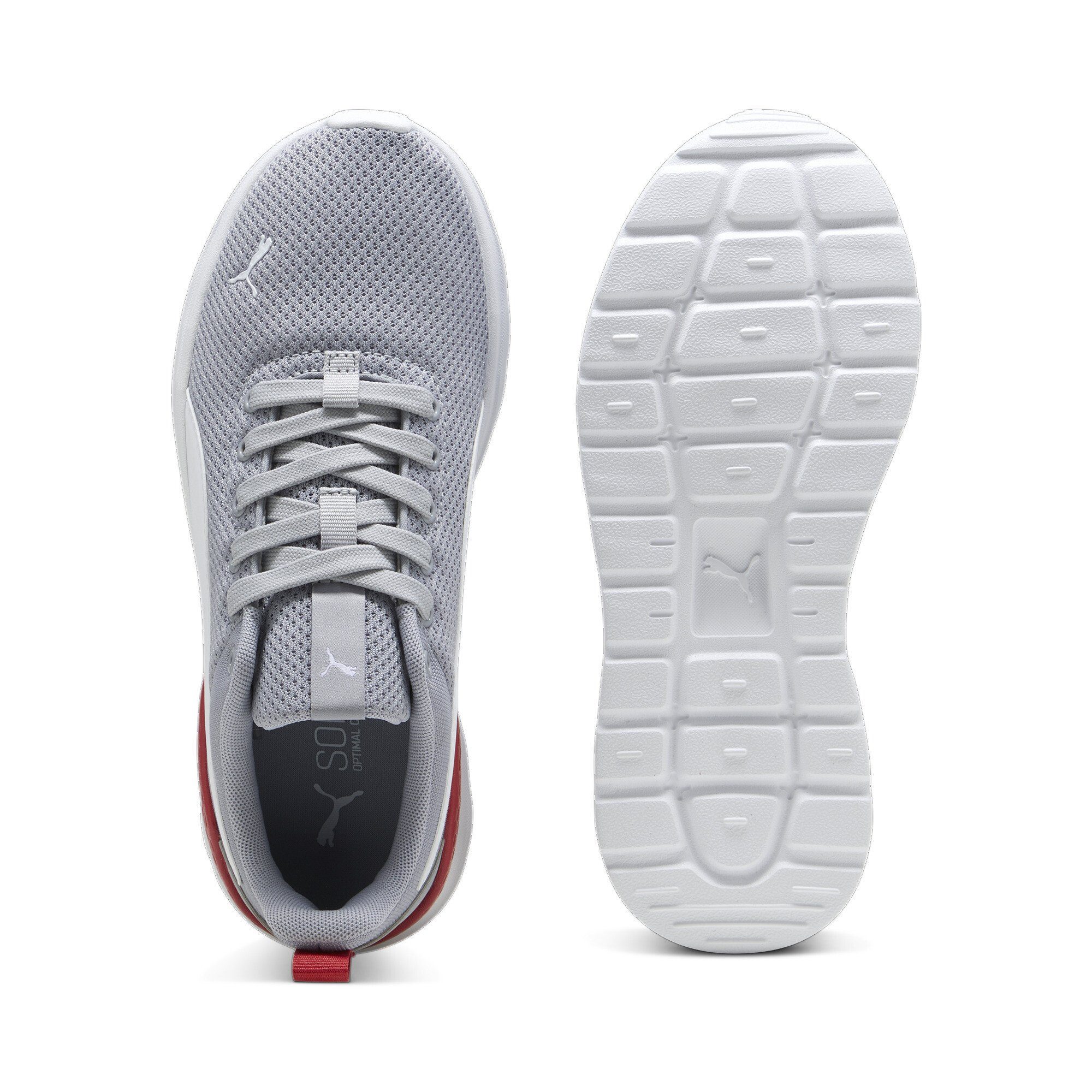 Lite Gray White Fog Anzarun Laufschuh Club Red PUMA Jugendliche Sneakers