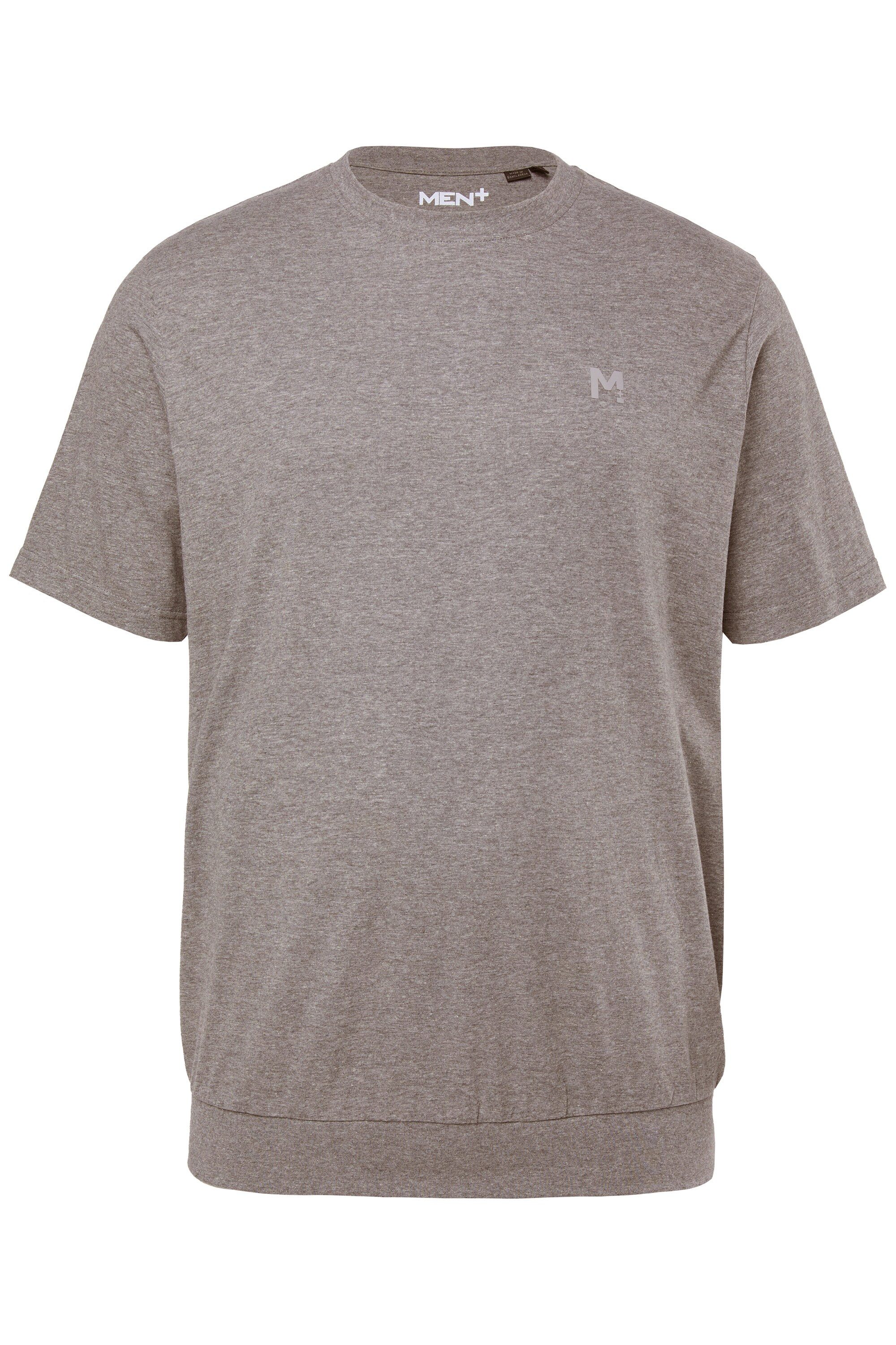 Men Plus T-Shirt Men+ T-Shirt Bauchfit Basic Halbarm bis 10 XL günstig online kaufen