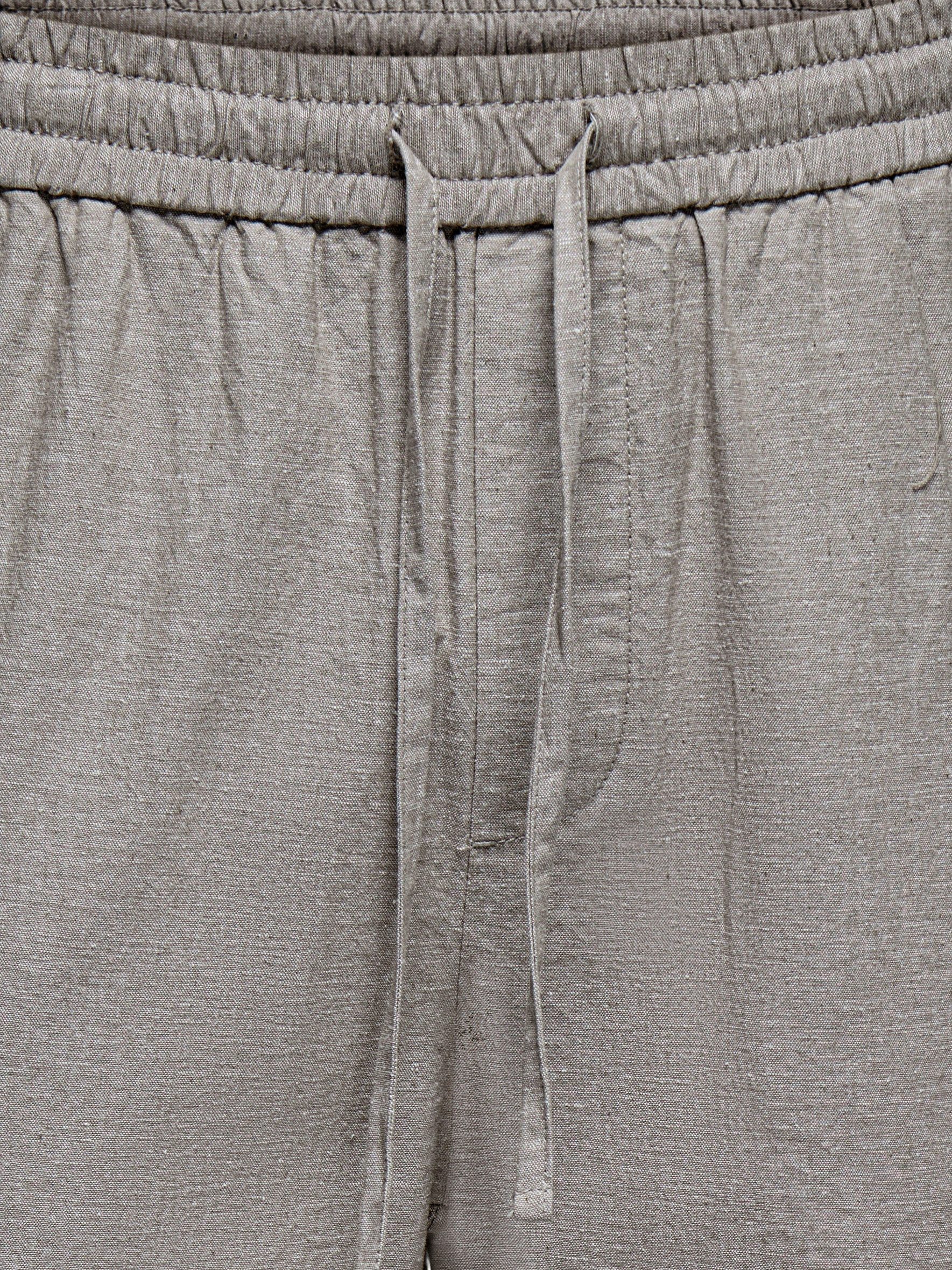 ONLY & SONS Schlupfhose ONSSINUS LOOSE 0007 COT LIN PANT NOOS Baumwolle mit Leinen, locker geschnitten – Bild 4 von 5