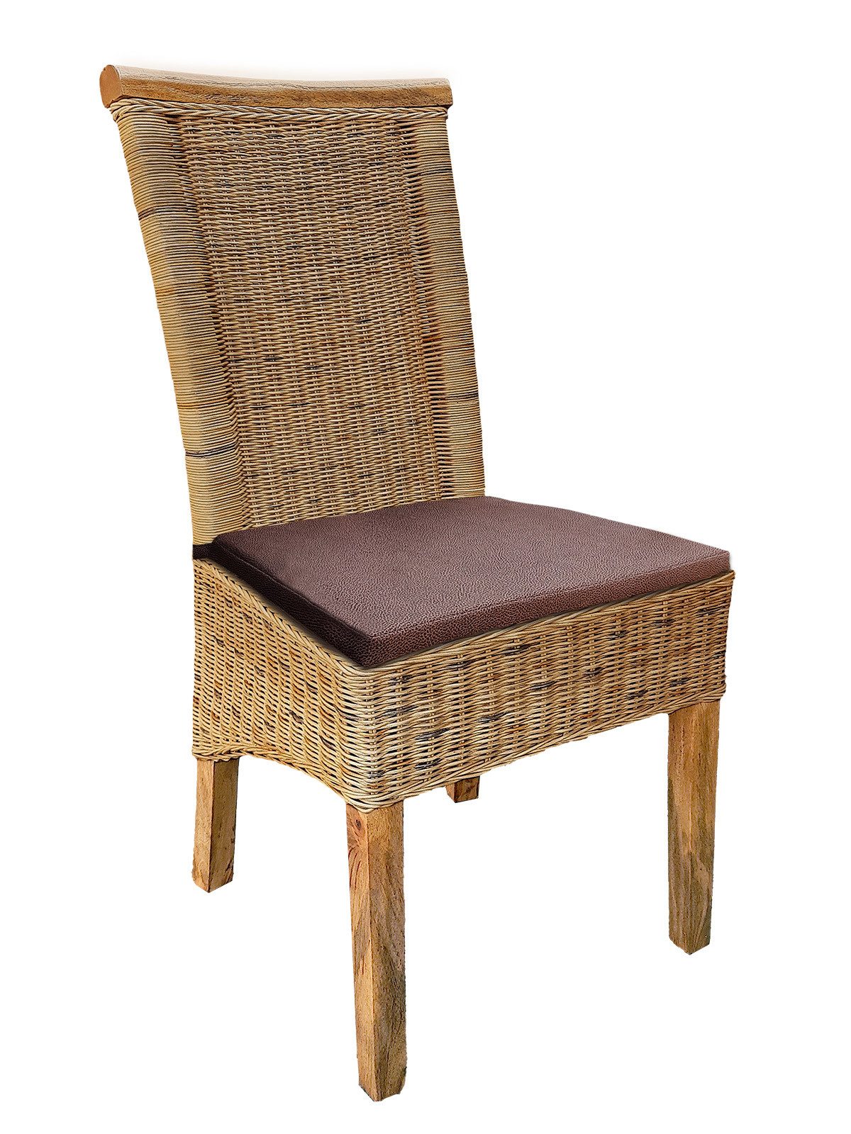 Amagohome Rattanstuhl Rattanstuhl Esszimmerstühle tabacco Perth günstig online kaufen