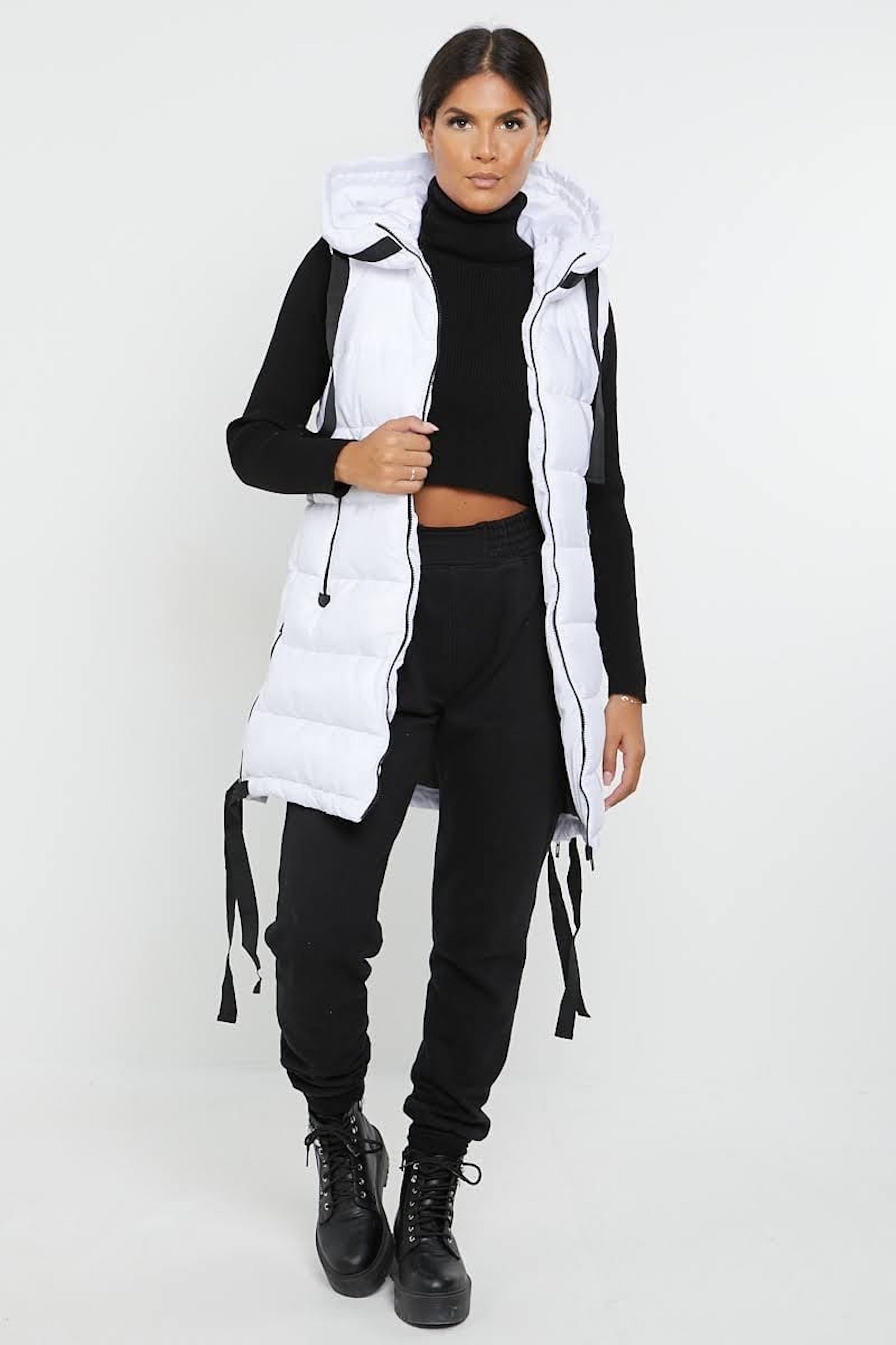 Worldclassca Longweste Worldclassca STEPPWESTE LANG KAPUZE OUTDOOR ÄRMELLOS günstig online kaufen