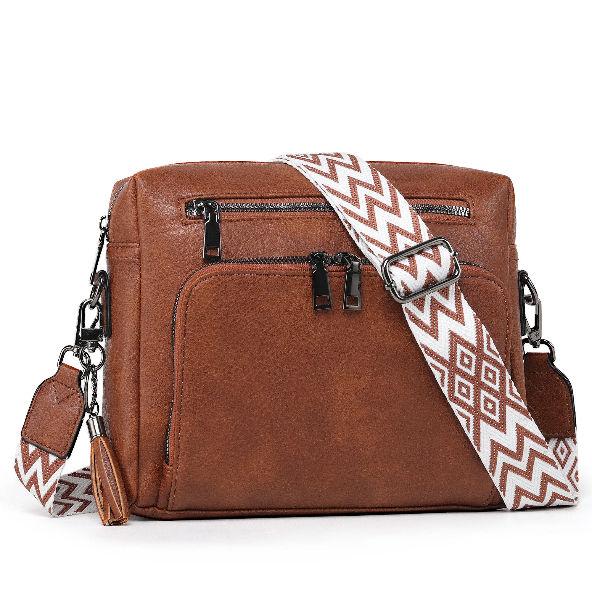 TAN.TOMI Umhängetasche Damen Crossbody Bag Moderne Taschen mit Abnehmbar Schultergurt, Für Tägliches Arbeiten Einkaufen Verabredungen Reisen