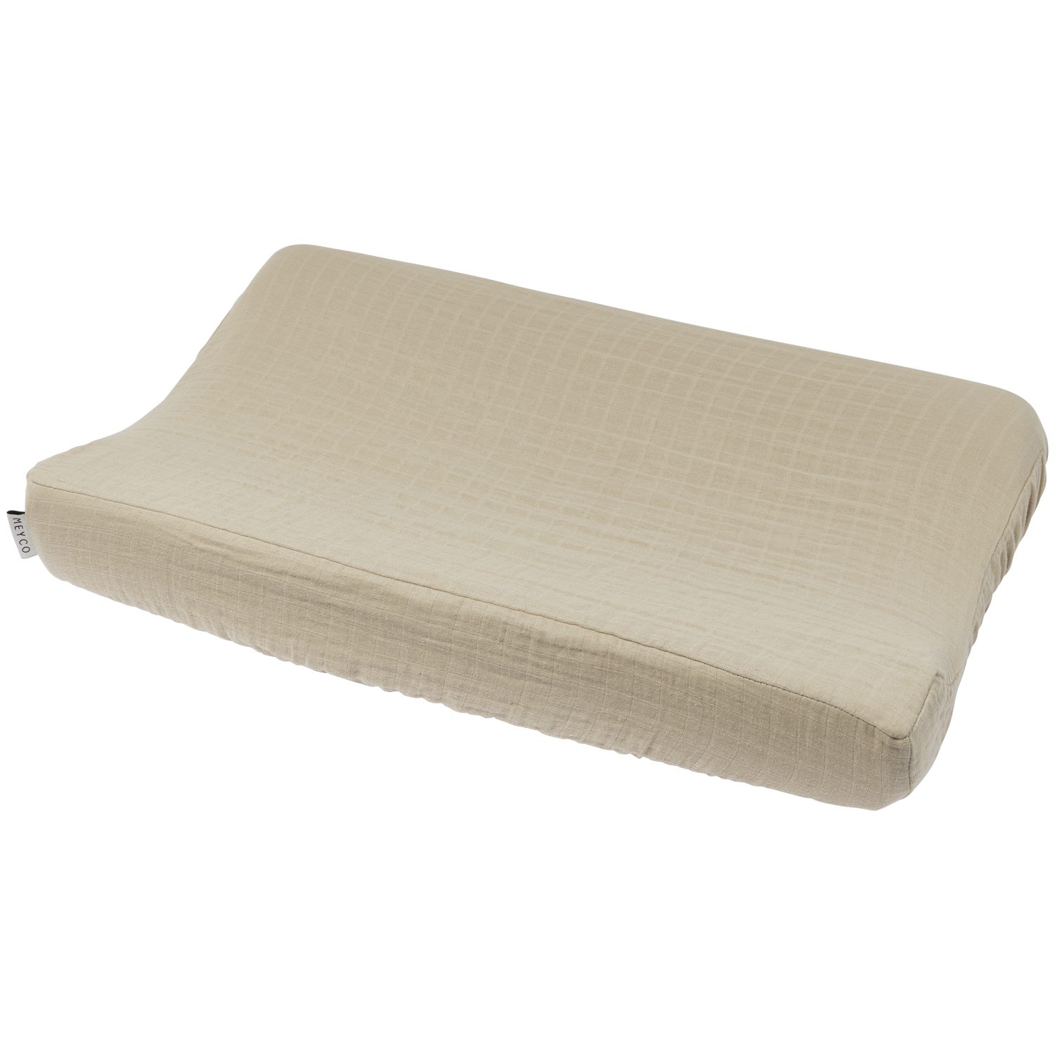 Meyco Baby Wickelauflagenbezug Sand (100% Baumwolle, 1-tlg), 50x70cm