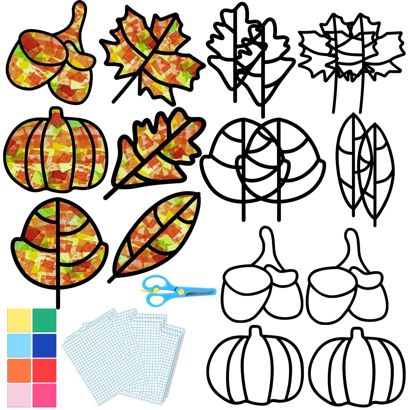 FOUORTUNATE-BEE Dekohänger Herbst Basteln Kinder, 12 Stück Set, Kränze Bast günstig online kaufen