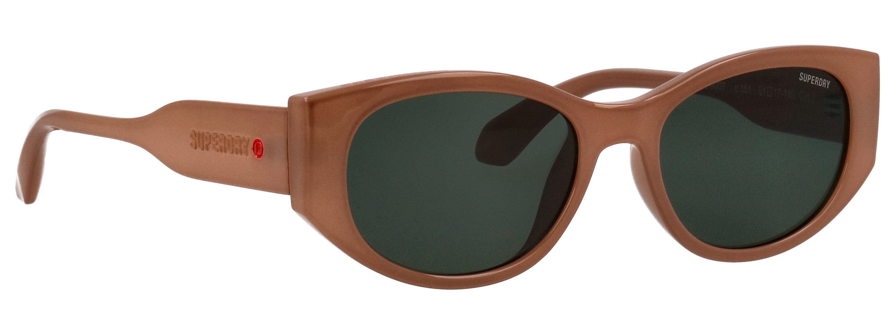 Superdry Sonnenbrille Modell 996072 Form CatEye, Logoschriftzug auf Bügel, Kunststofffassung
