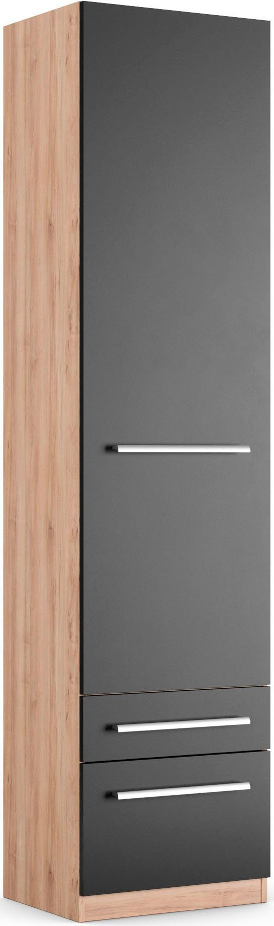 priess Kleiderschrank Schrank Garderobe Wäscheschrank Barcelona in 5 Breiten viel Stauraum, geräumige Schubkästen, mit Spiegel, MADE IN GERMANY