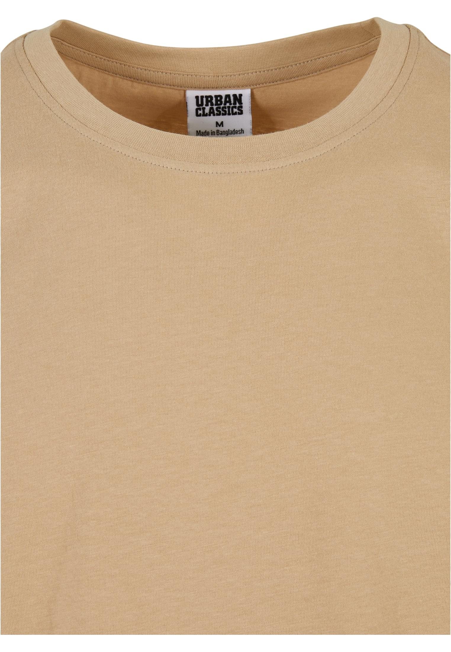 URBAN CLASSICS T-Shirt Herren (1-tlg) unionbeige Open Tee Sleeveless Edge