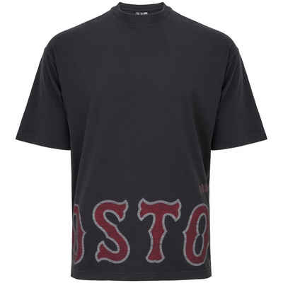 New Era Print-Shirt Oversized WASHED Boston Red Sox