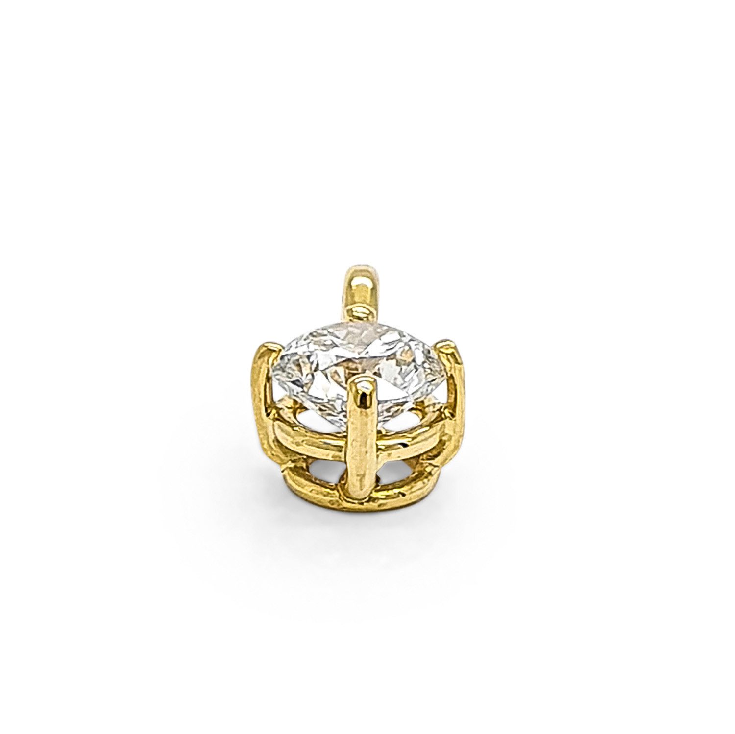 Webgoldschmied Kettenanhänger Diamant Anhänger 750/- Gold 18 Karat Gold mit günstig online kaufen