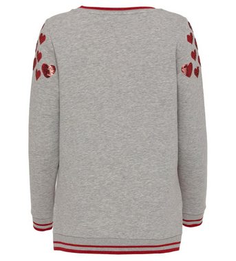 Edwina Eidtmann Sweatshirt Langarmshirt mit Pailletten