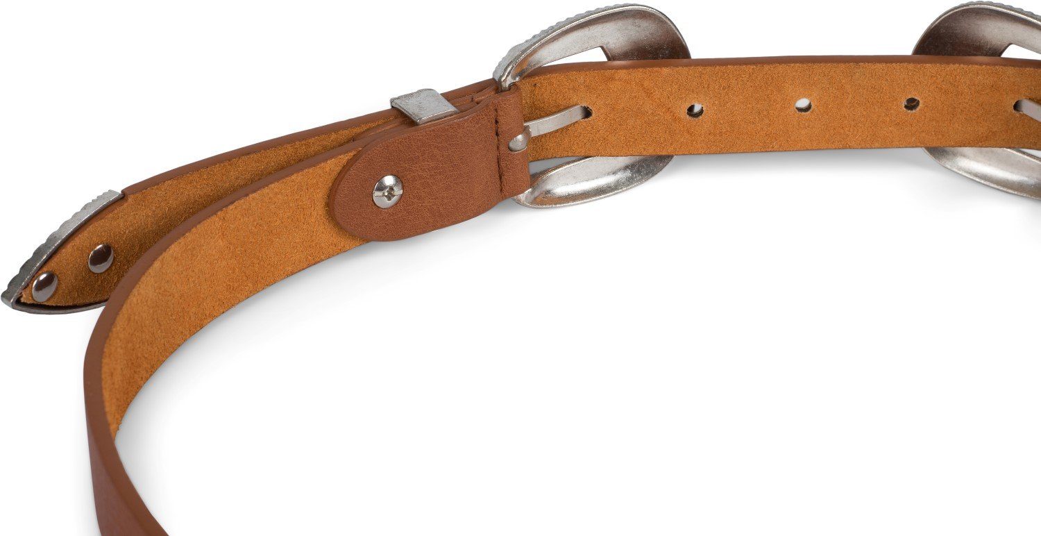 styleBREAKER Taillengürtel Western Gürtel mit Doppelter Schnalle, Taillengürtel (1-St)