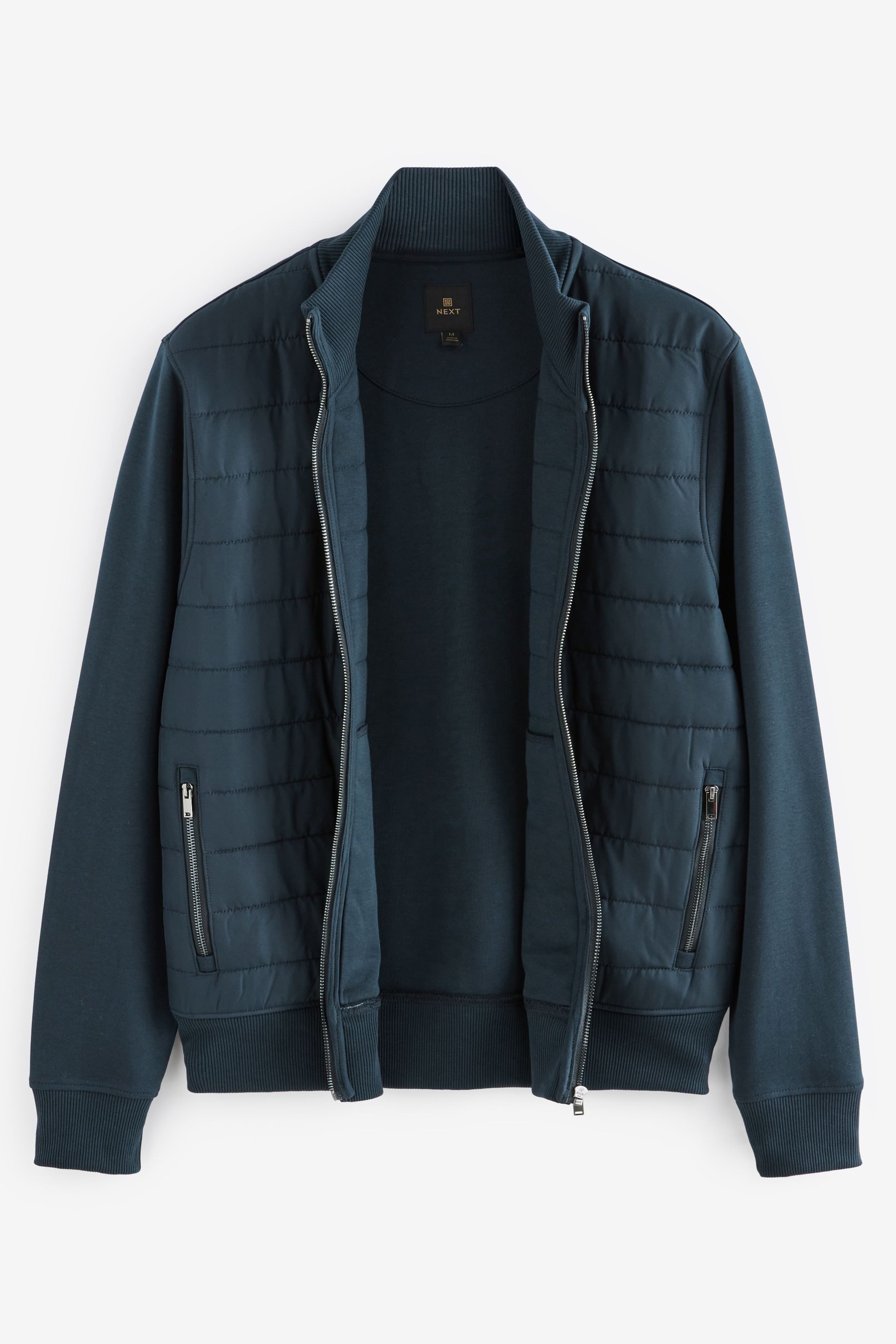 Next Steppjacke Hybrid-Jacke mit Stehkragen. (1-St)
