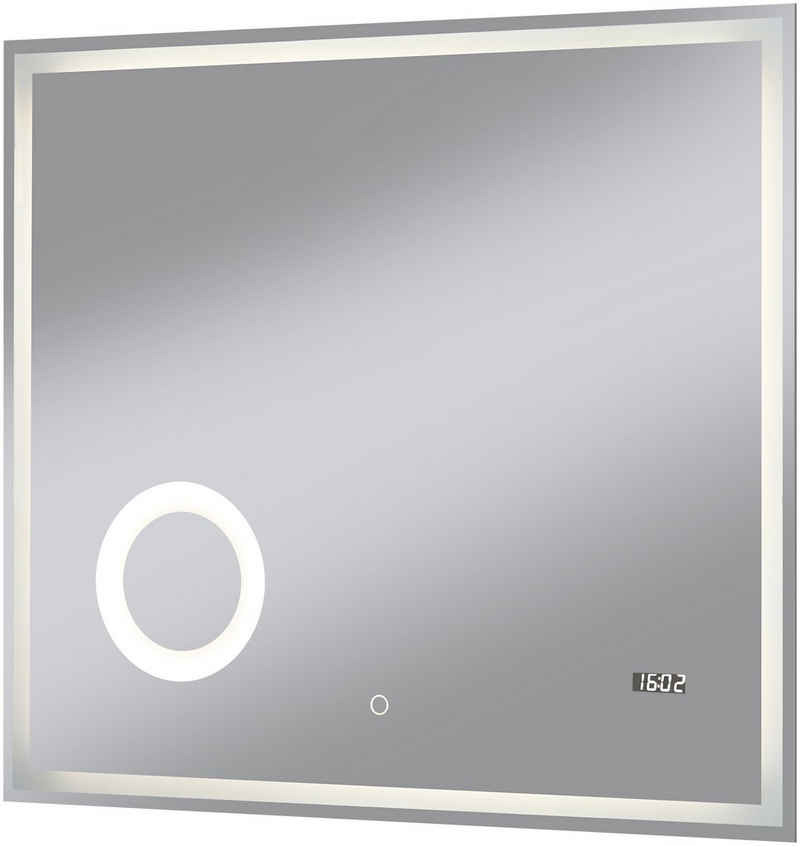 welltime LED-Lichtspiegel »Flex«, BxH: 80 x 70 cm