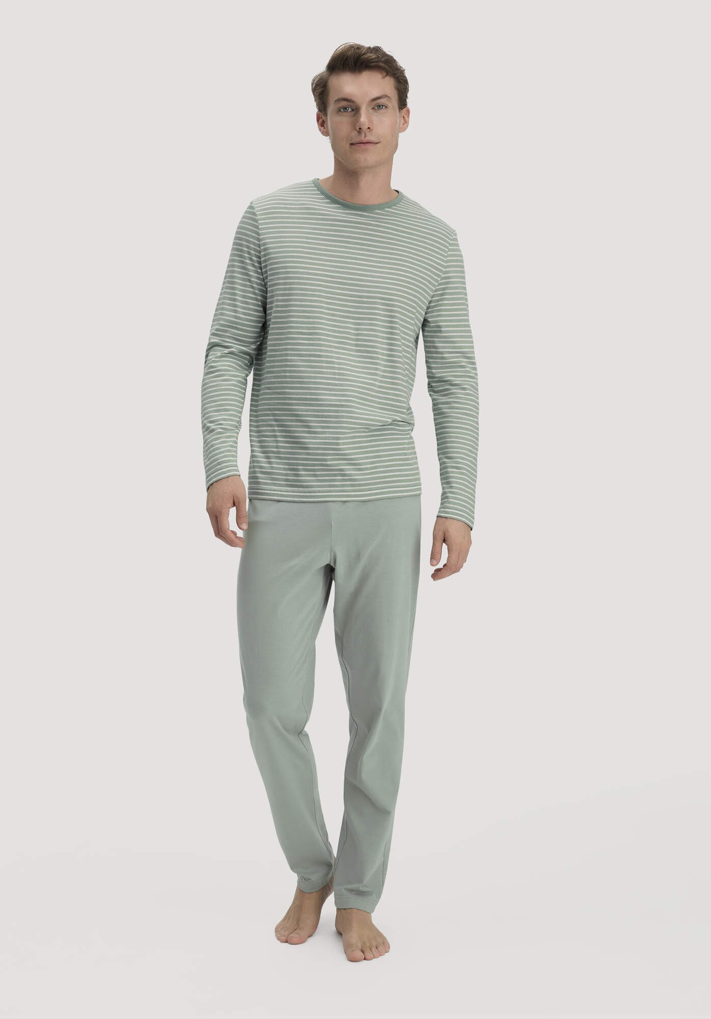 Hessnatur Pyjama PURE COTTON aus reiner Bio-Baumwolle (2 tlg) günstig online kaufen