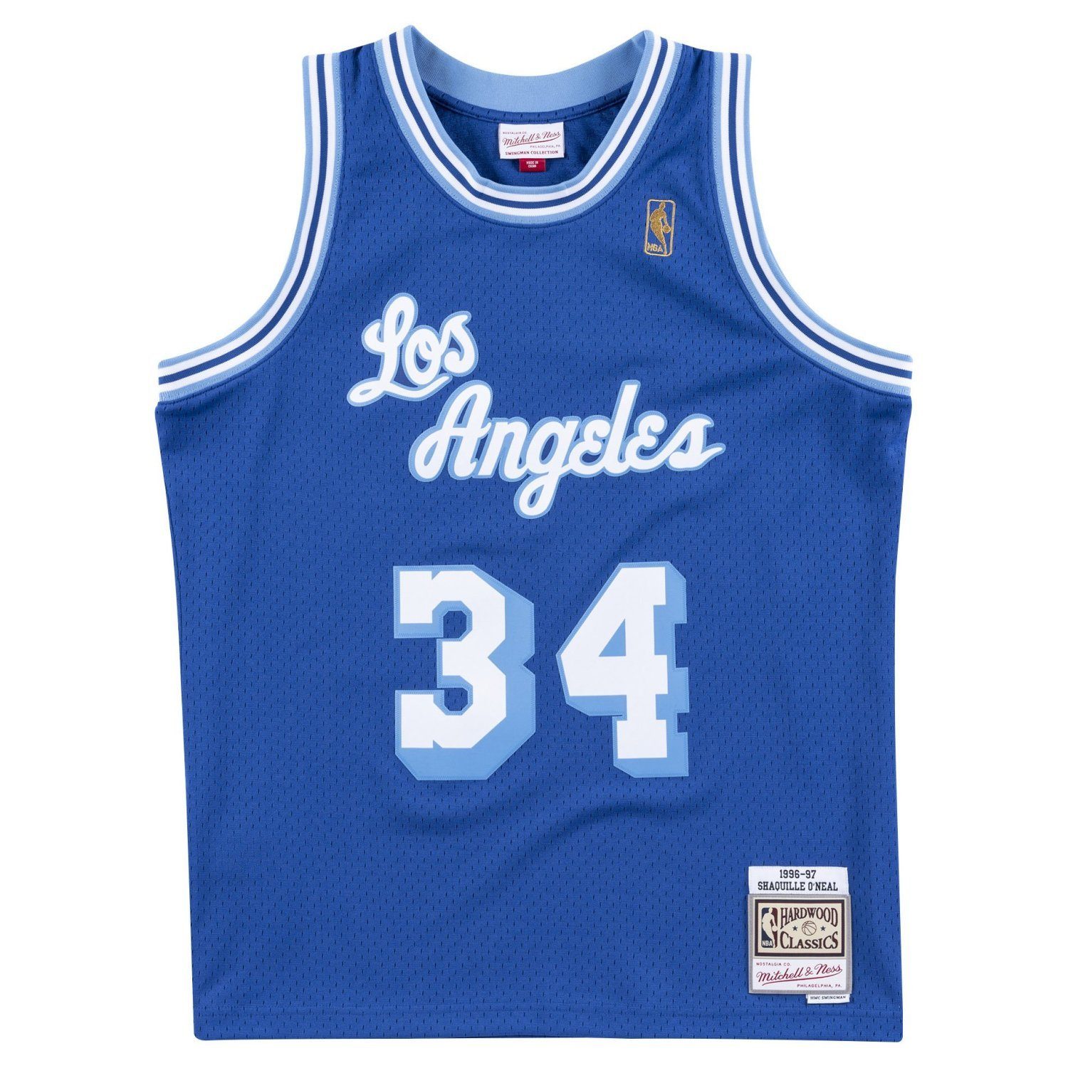 Mitchell & Ness Basketballtrikot Shaquille O'Neal Los Angeles Lakers 199697 Swingma