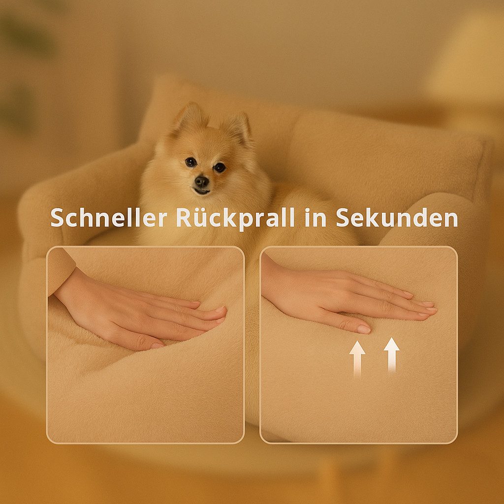Thumbnail - Roxlin Tierbett Hundebett Kleines Hundesofa Flauschig und Waschbar für kleine Hunde