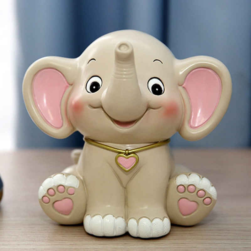 HAMÖWO Spardose Cartoon Elefant Sparschwein Kinder Geburtstagsgeschenke