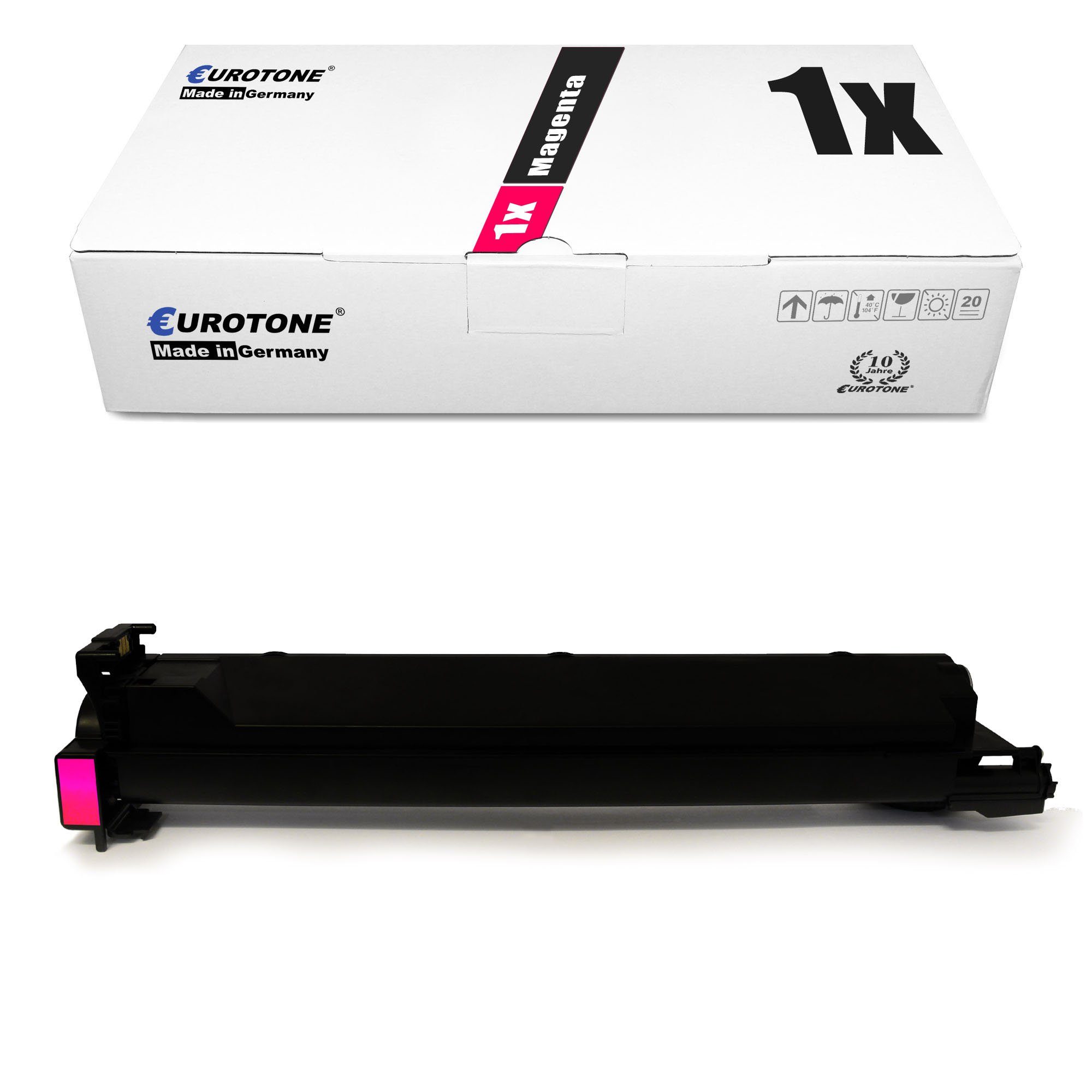 Eurotone Tonerkartusche Toner ersetzt Konica Minolta TN-210M Magenta