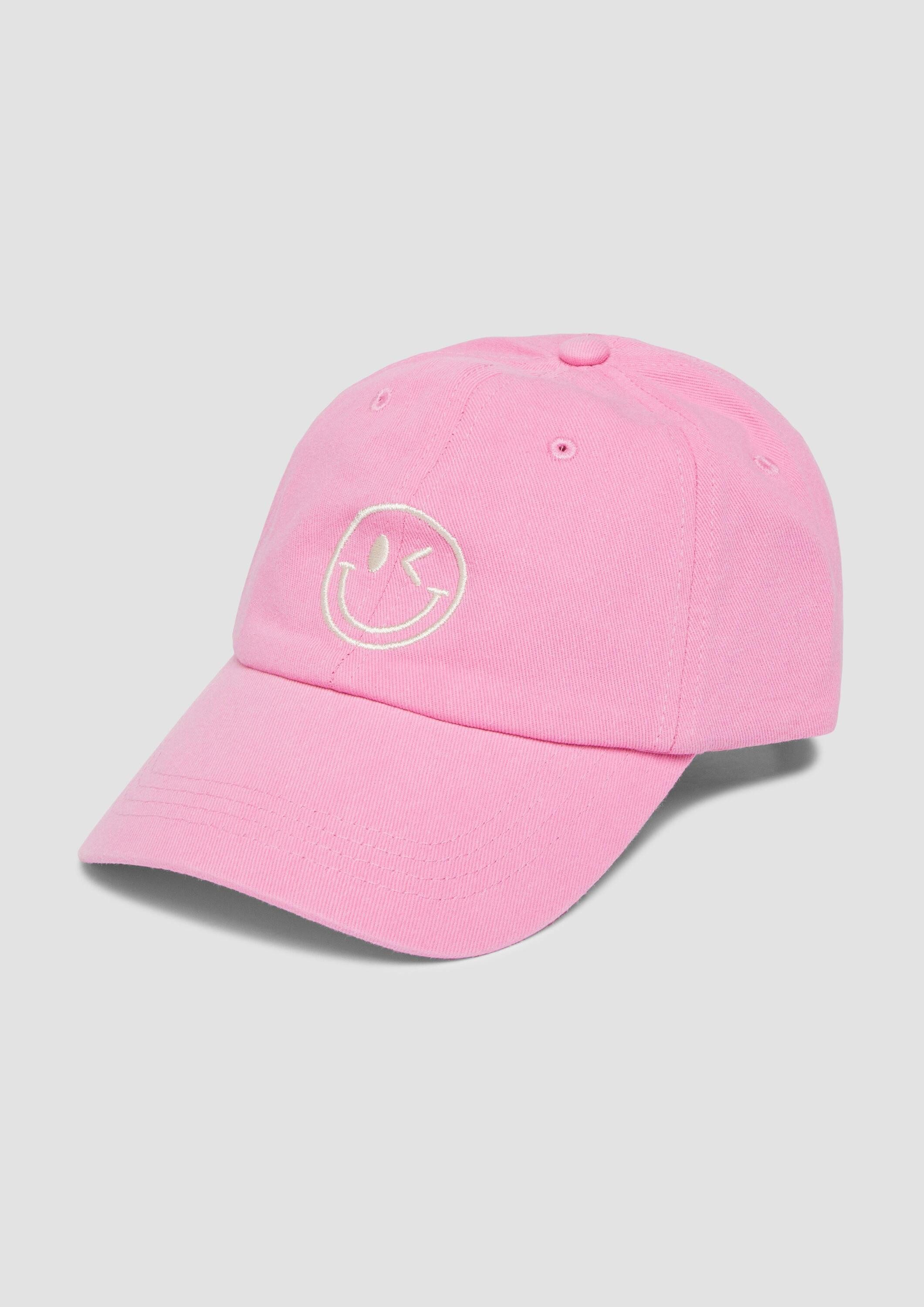 s.Oliver Snapback Cap Kappe Sportive Kappe mit S.W.-Smiley®-Stickerei