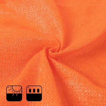Kubus Balkonsichtschutz Balkonsichtschutz, Einfarbig, Orange, 90 x 500 cm