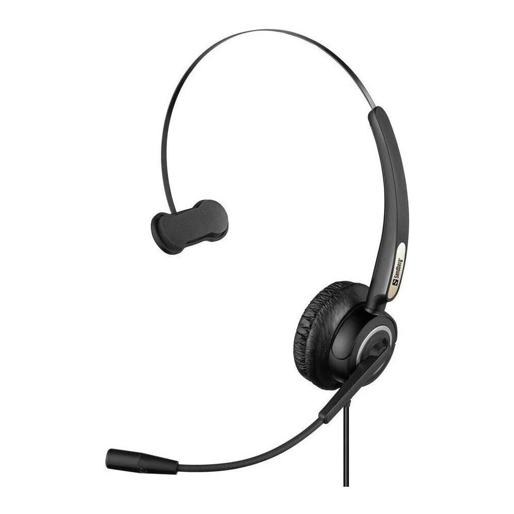 Sandberg USB Office Headset Pro Mono - Headset. PC-Headset (Kompakt und leistungsstark, Ja, WLAN 802.11ac, Leicht)