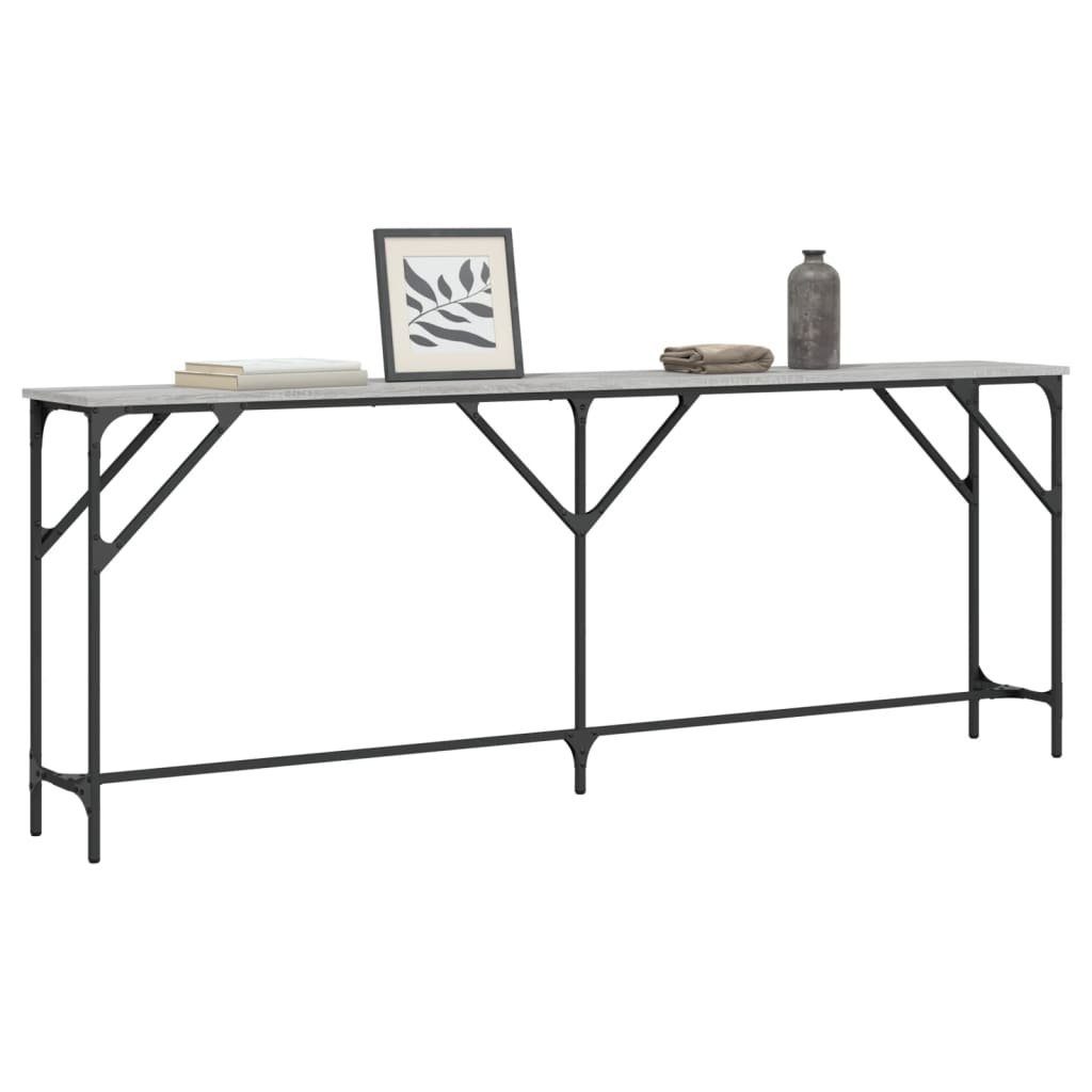 vidaXL Beistelltisch Konsolentisch Grau Sonoma 200x29x75 günstig online kaufen