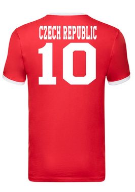 Blondie & Brownie T-Shirt Herren Tschechien Retro Czech Sport Trikot Fußball Meister WM EM