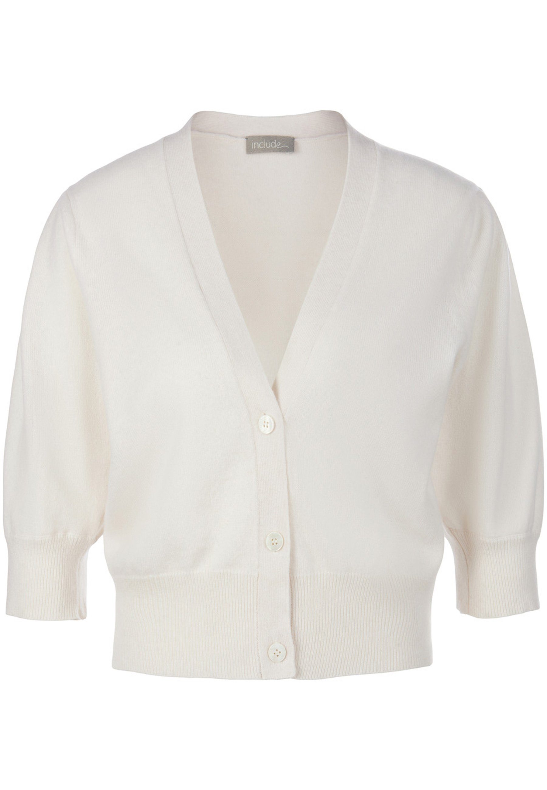 Cashmere wollweiss Cardigan include