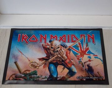 Fußmatte Iron Maiden The Troopers, Rockbites, Rechteckig, Höhe: 3 mm